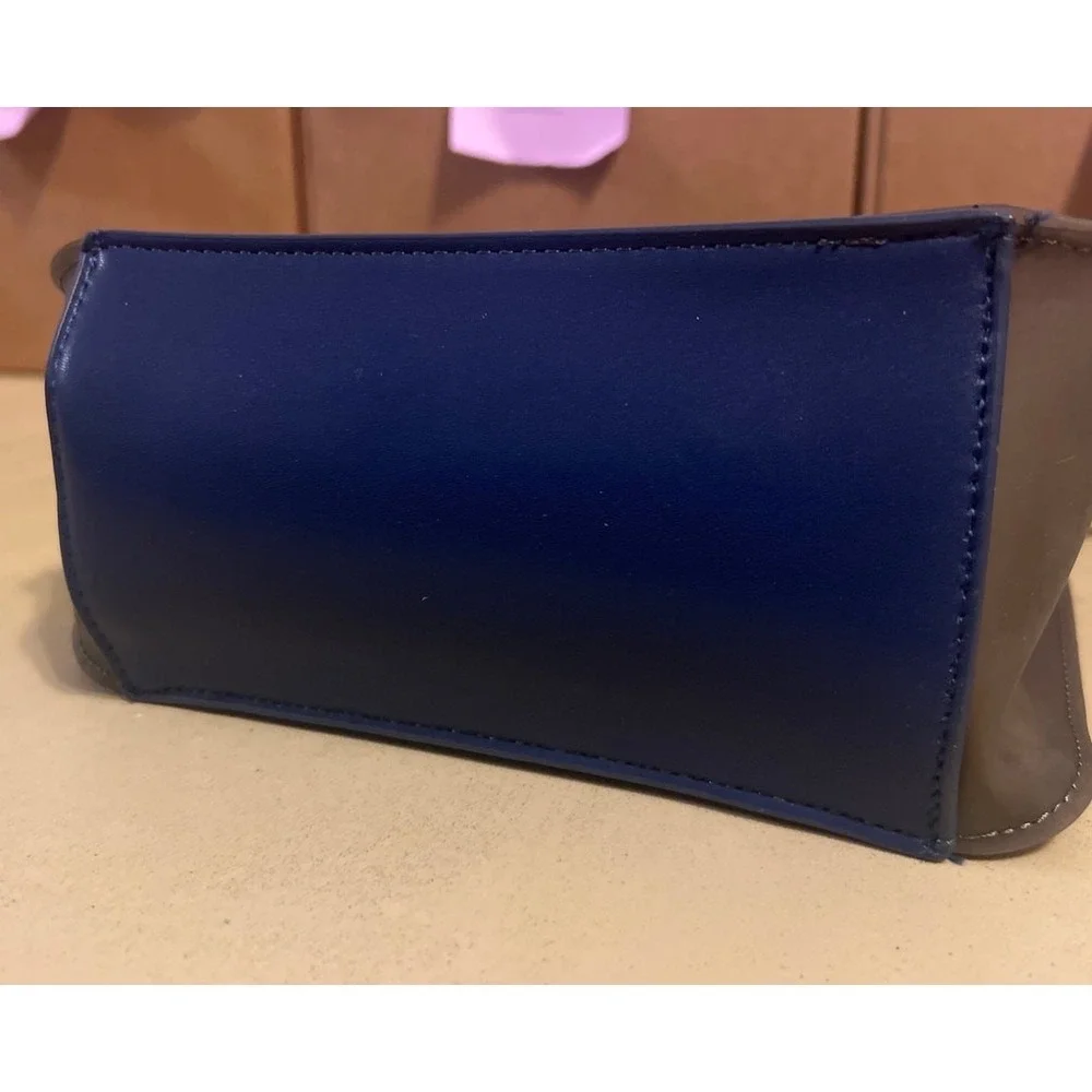 Nikky Nicole Lee‎ Crossbody Bag Womens Small Brown Blue New York City Excellent